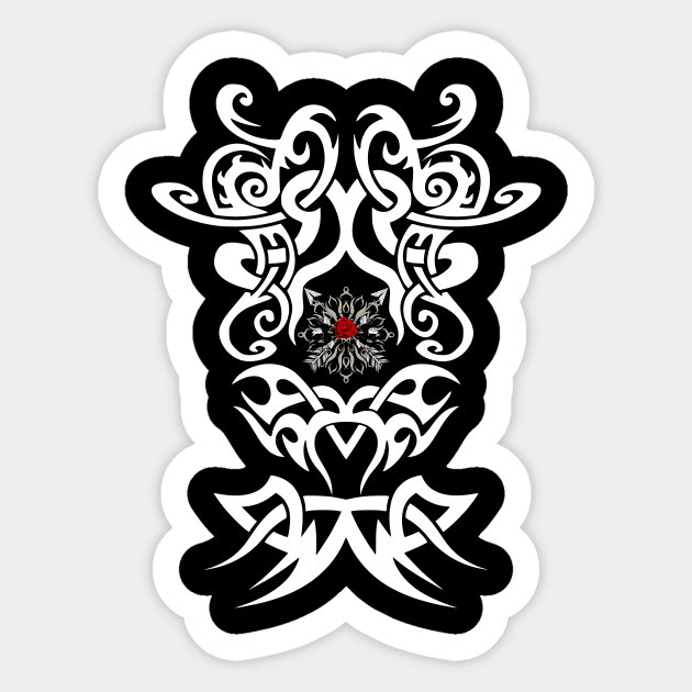 ABSTRACT TATTOO TYPE STYLE ART DESIGN Sticker by The C.O.B. Store